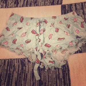 Adorable ice cream sleeping shorts!